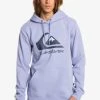 Promo 🛒 Quiksilver BIG LOGO - Hoodie - Purple Impression 😍