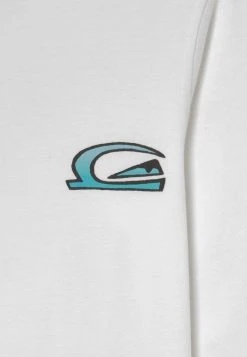 New 😀 Quiksilver STACKED - Long Sleeved Top - White 😀 -Quiksilver shop 811b447baab24593a199c25f5b09acc0