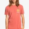 New 🔔 Quiksilver PROMOTE THE STOKE - Print T-shirt - Burnt Ochre ✨ -Quiksilver shop 822b5055c18d4c70ac57e12ba519730e