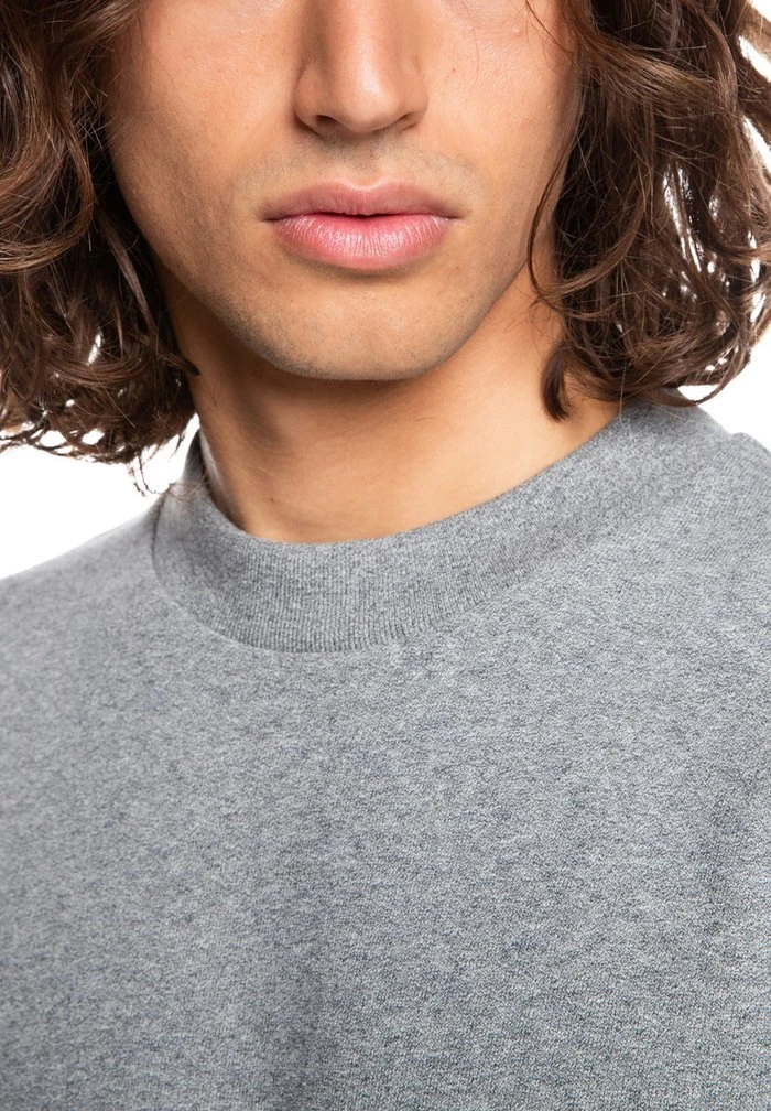 Best Sale π Quiksilver Sweatshirt - Light Grey Heather β 6 Best Sale π Quiksilver Sweatshirt - Light Grey Heather β - Image 4