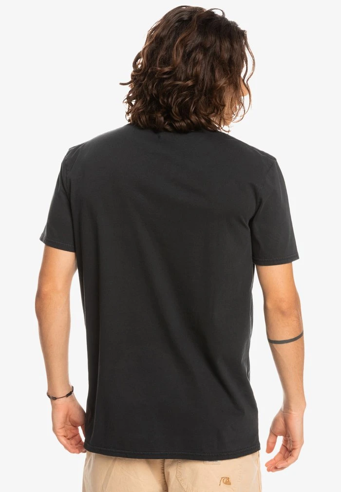 Promo 𧨠Quiksilver ROCK WAVES - Print T-shirt - Black π 5 Promo 𧨠Quiksilver ROCK WAVES - Print T-shirt - Black π - Image 3