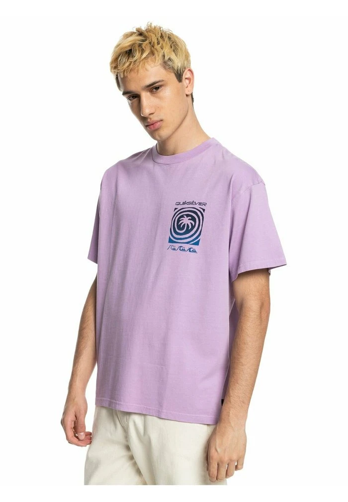 Budget βοΈ Quiksilver Print T-shirt - Lavender π 3 Budget βοΈ Quiksilver Print T-shirt - Lavender π