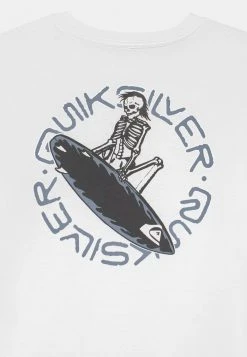 Discount 👍 Quiksilver HELLS YEAH SS YTH - Print T-shirt - White 🌟 -Quiksilver shop 853cb9449c3d4e2bb11bbec785f7d4da