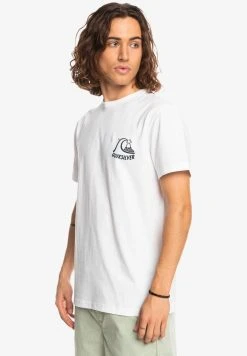 Outlet ✨ Quiksilver SURF SIESTA - Print T-shirt - White ✨ -Quiksilver shop 8627cd208bd446eea8fa51210947b21d