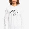 Flash Sale 🔥 Quiksilver SCRIPT TALK - Long Sleeved Top - White 🥰 -Quiksilver shop 862d47c6c82748618fc13b38eadb15df