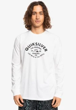 Flash Sale 🔥 Quiksilver SCRIPT TALK - Long Sleeved Top - White 🥰