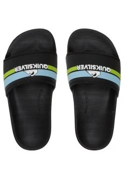 Best Sale 🛒 Quiksilver RIVI - Pool Slides - Black Orange Blue 👍 -Quiksilver shop 866f7d7d75fb428b9ed520f5a9a63633