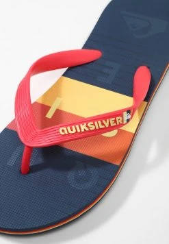 Best Pirce 👍 Quiksilver MOLOKAI WORD BLOCK - 🩴 SANDALEN FÜR MÄNNER AQYL100986 - Pool 👟 Shoes - Red/blue/red 👍 -Quiksilver shop 89778e1bb5dd479ba81f3571500f4e12
