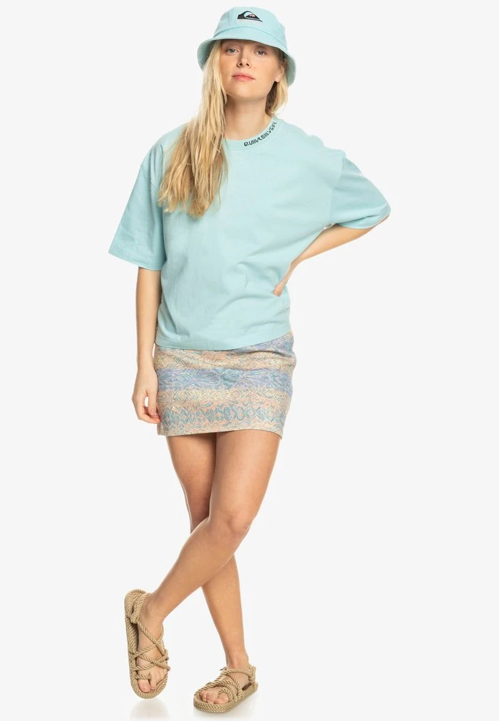 Budget π Quiksilver MANCHES COURTES - Basic T-shirt - Pool π 4 Budget π Quiksilver MANCHES COURTES - Basic T-shirt - Pool π - Image 2