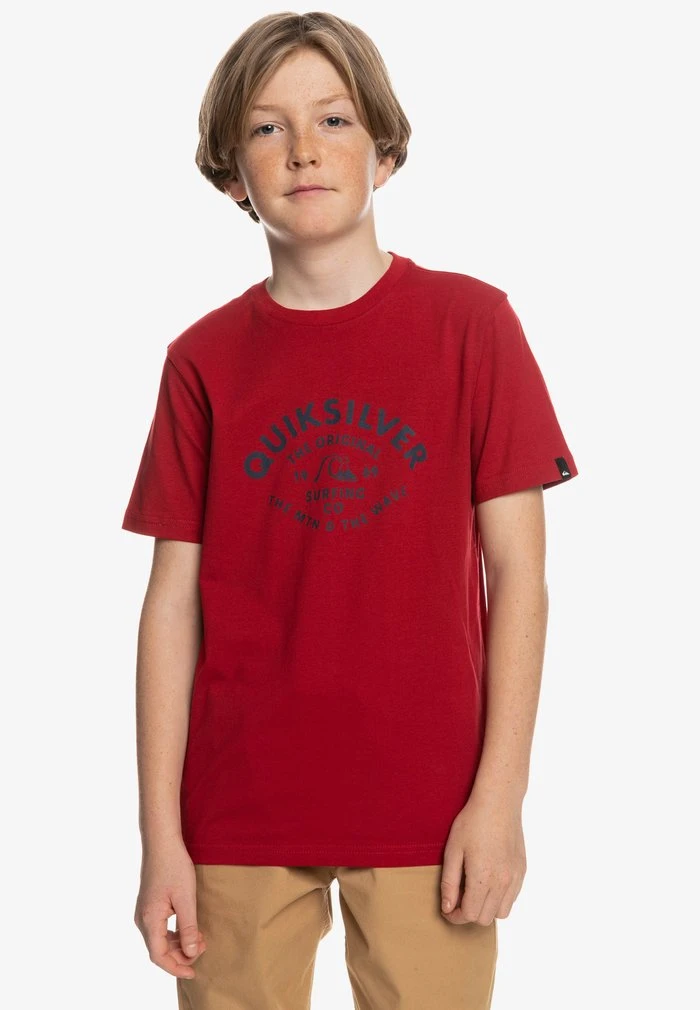 Discount π Quiksilver SCRIPT TALK FRT - Print T-shirt - Chili Pepper π 4 Discount π Quiksilver SCRIPT TALK FRT - Print T-shirt - Chili Pepper π - Image 2