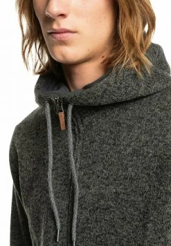 Hot Sale 👍 Quiksilver KELLER - Zip-up Sweatshirt - Dark Grey Heather 🤩 -Quiksilver shop 909a5f754d4442bb89c277e1fe1c7ff9