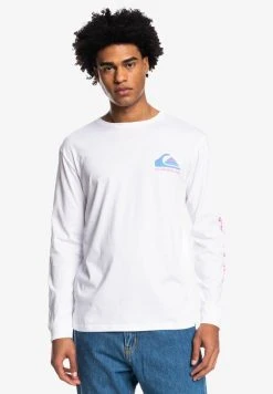 Best Sale 👏 Quiksilver OMNI - Long Sleeved Top - White 🥰