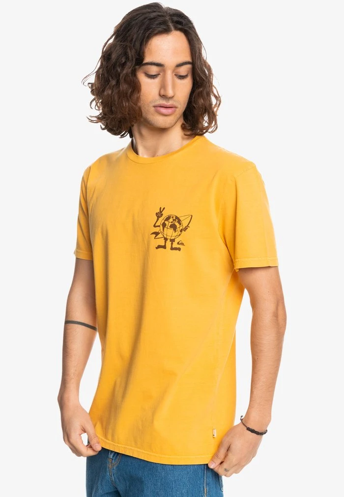 Buy ✨ Quiksilver HIDDEN MESSAGE - Print T-shirt - Golden Rod ⌛ 6 Buy ✨ Quiksilver HIDDEN MESSAGE - Print T-shirt - Golden Rod ⌛ - Image 4