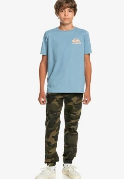 Cheapest π Quiksilver HOW ARE YOU FEELING - Print T-shirt - Faded Denim π₯