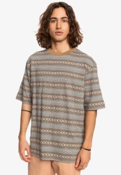 Flash Sale β Quiksilver PATIOS - Print T-shirt - Tannin Patio Ss Tee β€οΈ