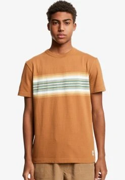 Cheapest π Quiksilver TRANSAT PLACEMENT - Print T-shirt - Chipmunk π§¨