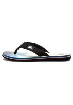 Deals ❤️ Quiksilver MOLOKAI LAYBACK - T-bar 🩴 Sandals - Blue Orange 🌟