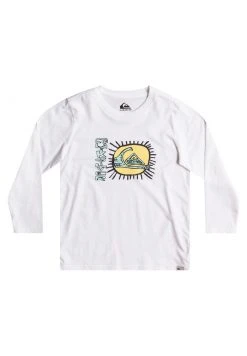 Flash Sale ⭐ Quiksilver CIRCLED BOY - Long Sleeved Top - White 👍