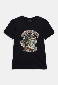 Best Pirce π Quiksilver SKULL TROOPER SS YTH - Print T-shirt - Navy Blazer π