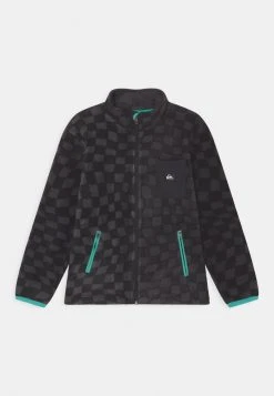 Best deal 🔔 Quiksilver CLEAN COASTS ZIP YOUTH - Fleece Jacket - Black/dark Grey 🌟