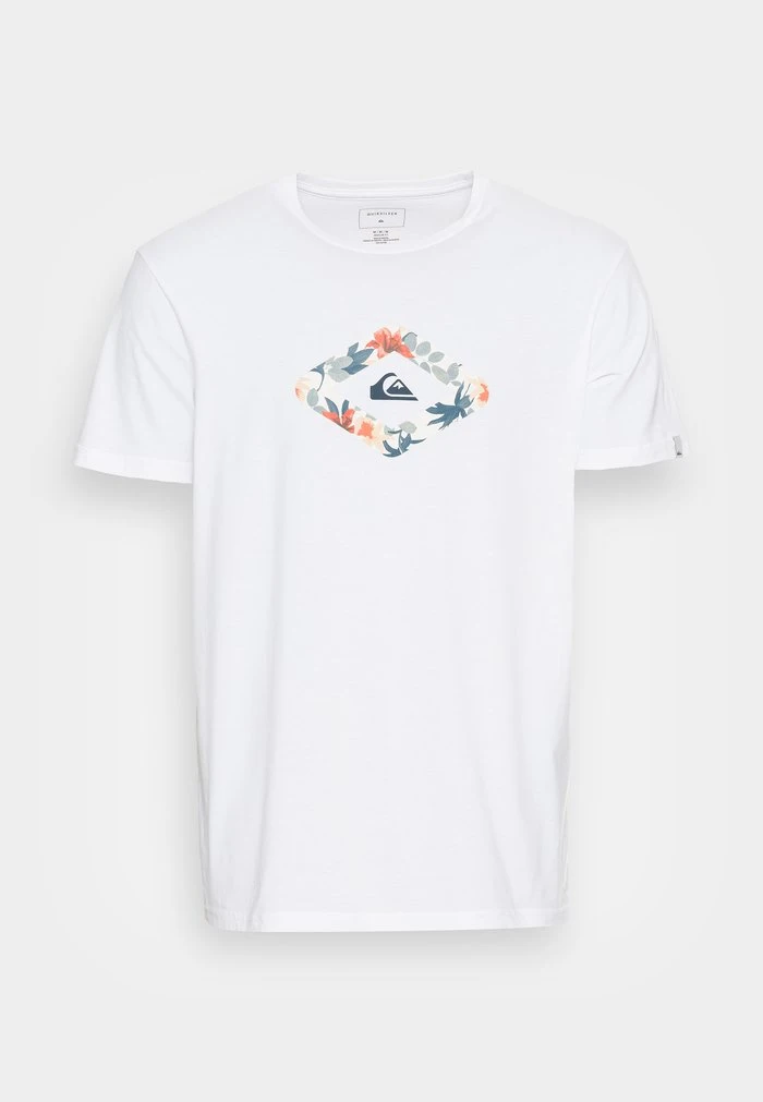 Promo π Quiksilver LET IT RIDE - Print T-shirt - White π 6 Promo π Quiksilver LET IT RIDE - Print T-shirt - White π - Image 4