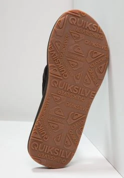 Coupon 👏 Quiksilver CARVER - T-bar 🩴 Sandals - Black 😉 -Quiksilver shop 9efb8e15ed1e473fb10ac59c0b01c706
