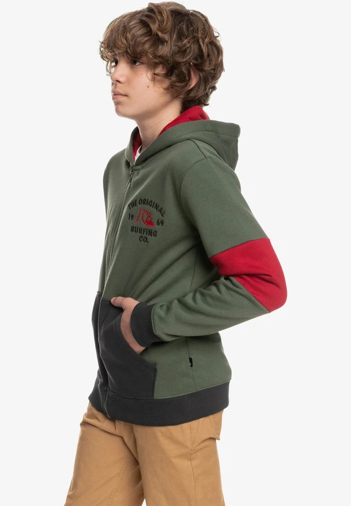 Buy ❤️ Quiksilver Zip-up Sweatshirt - Thyme ✨ 6 Buy ❤️ Quiksilver Zip-up Sweatshirt - Thyme ✨ - Image 4
