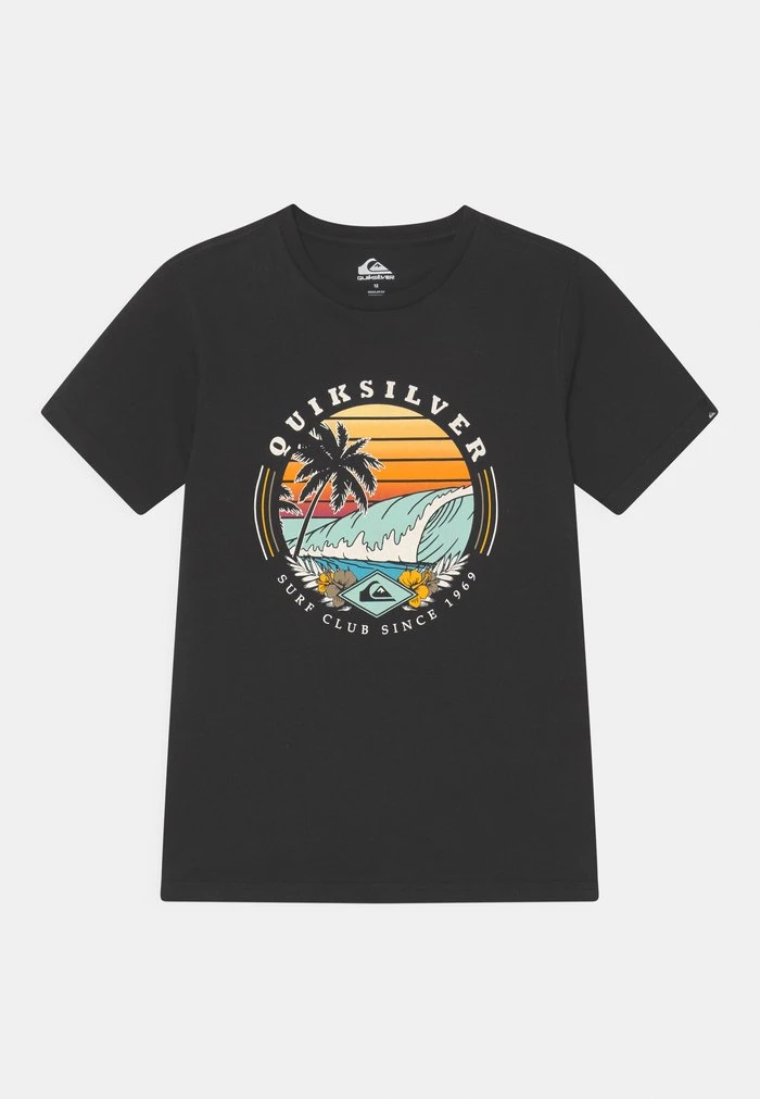 Cheapest π Quiksilver SURF CLUB - Print T-shirt - Black π 3 Cheapest π Quiksilver SURF CLUB - Print T-shirt - Black π