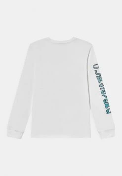New 😀 Quiksilver STACKED - Long Sleeved Top - White 😀 -Quiksilver shop a24b017f31534f978243ef4153809a36