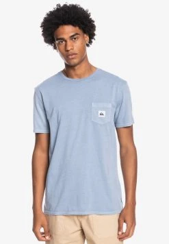 Cheapest π Quiksilver SUB MISSION - Basic T-shirt - Faded Denim β¨