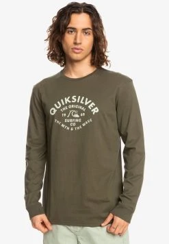 Outlet 👏 Quiksilver SCRIPT TALK - Long Sleeved Top - Grape Leaf 😉