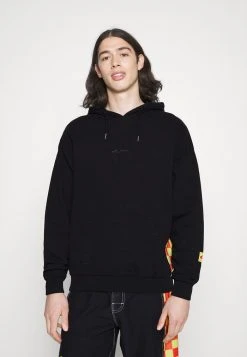 Best Sale π Quiksilver STRANGER THINGS SURFER BOY CHECKER HOODIE - Hoodie - Black β¨