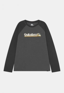 Cheapest βοΈ Quiksilver ALL LINED UP - Long Sleeved Top - Charcoal Heather π