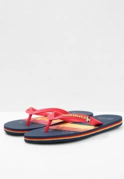 Best Pirce 👍 Quiksilver MOLOKAI WORD BLOCK - 🩴 SANDALEN FÜR MÄNNER AQYL100986 - Pool 👟 Shoes - Red/blue/red 👍 -Quiksilver shop a948d2ddf4e746a48985e195a7ed1d86