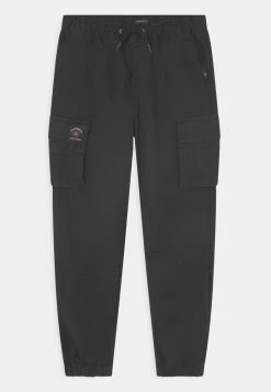 Budget π Quiksilver BACK TO YOUTH PANT - Cargo Trousers - Black π