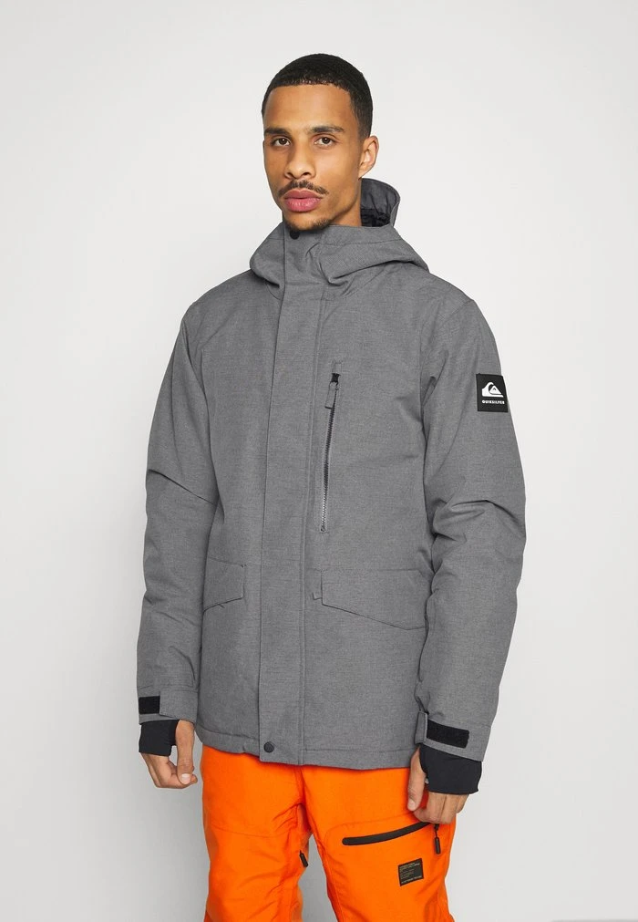 Flash Sale π₯ Quiksilver MISSION SOLID - Snowboard Jacket - Heather Grey π 3 Flash Sale π₯ Quiksilver MISSION SOLID - Snowboard Jacket - Heather Grey π