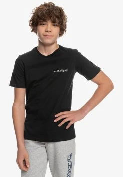 Best Sale 🥰 Quiksilver SPIRALLING SS YTH - Print T-shirt - Black 🤩 -Quiksilver shop ab2bc9adb10e462783115a2a7cd1175b