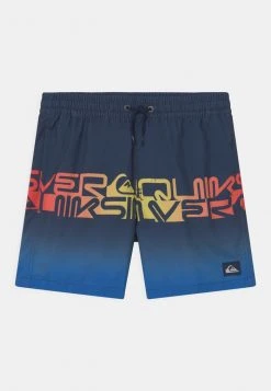 Best Sale π Quiksilver WORDBLOCK VOLLEY YOUTH - Swimming Shorts - Navy Blazer π