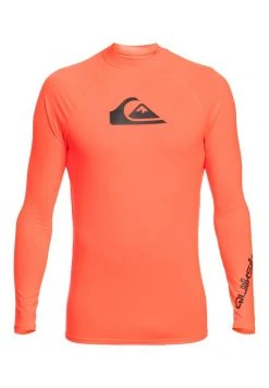 Best deal 🧨 Quiksilver ALL TIME YOUTH - Rash Vest - Fiery Coral 🔔