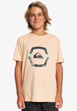 Budget 🛒 Quiksilver UPRISE SS YTH - Print T-shirt - Almond Cream ❤️ -Quiksilver shop af3e3dfa9ed248f18367fbe1b3a7f79a