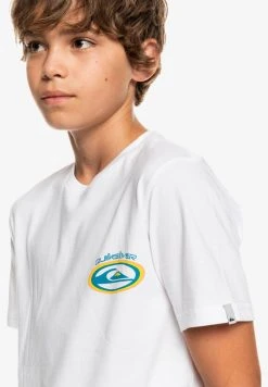 Top 10 🔥 Quiksilver Print T-shirt - White ⭐ -Quiksilver shop b02616aacdc6418e8a4c9570347f77e4