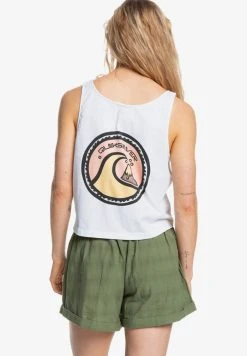 Best deal ✨ Quiksilver DÉBARDEUR - Top - White 🌟 -Quiksilver shop b0ee53a48ea5421bb220ddf3fb93c77a