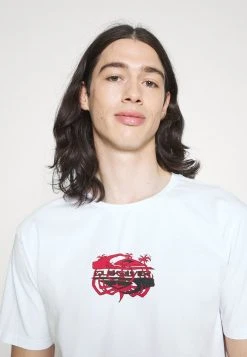 Budget 🌟 Quiksilver STRANGER THINGS VECNAS LAIR TEE - Print T-shirt - White ⭐ -Quiksilver shop b0f74f2753934b389ab1401dd372a10e