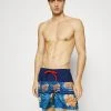 Buy 😉 Quiksilver EVERYDAY FLORAL STRIPE - Swimming Shorts - Navy Blazer 🎁