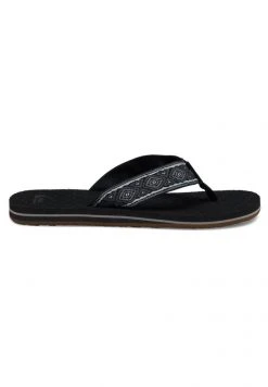 New 😍 Quiksilver HILLCREST - T-bar 🩴 Sandals - Black 🤩