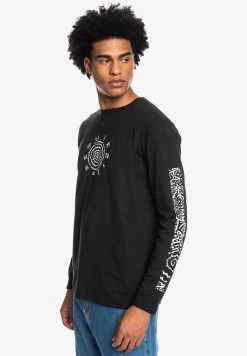 Wholesale 🥰 Quiksilver Long Sleeved Top - Black 💯 -Quiksilver shop b46d6765dcc44f5885b01229e3787776