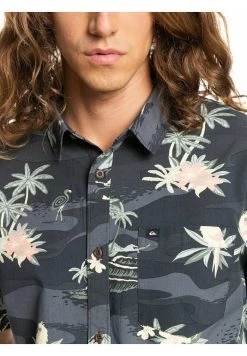 Best Pirce ⌛ Quiksilver 👕 Shirt - Black ⌛ -Quiksilver shop b47182ea376f4a5c8a0d1c45094c044a