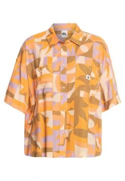 Discount ⌛ Quiksilver SEVENTIES SOUL DE MANGA CORTA - Button-down Blouse - Saffron Geo Paradiso 🌟 -Quiksilver shop b8911aaccfd74ddb94099978f96e70aa