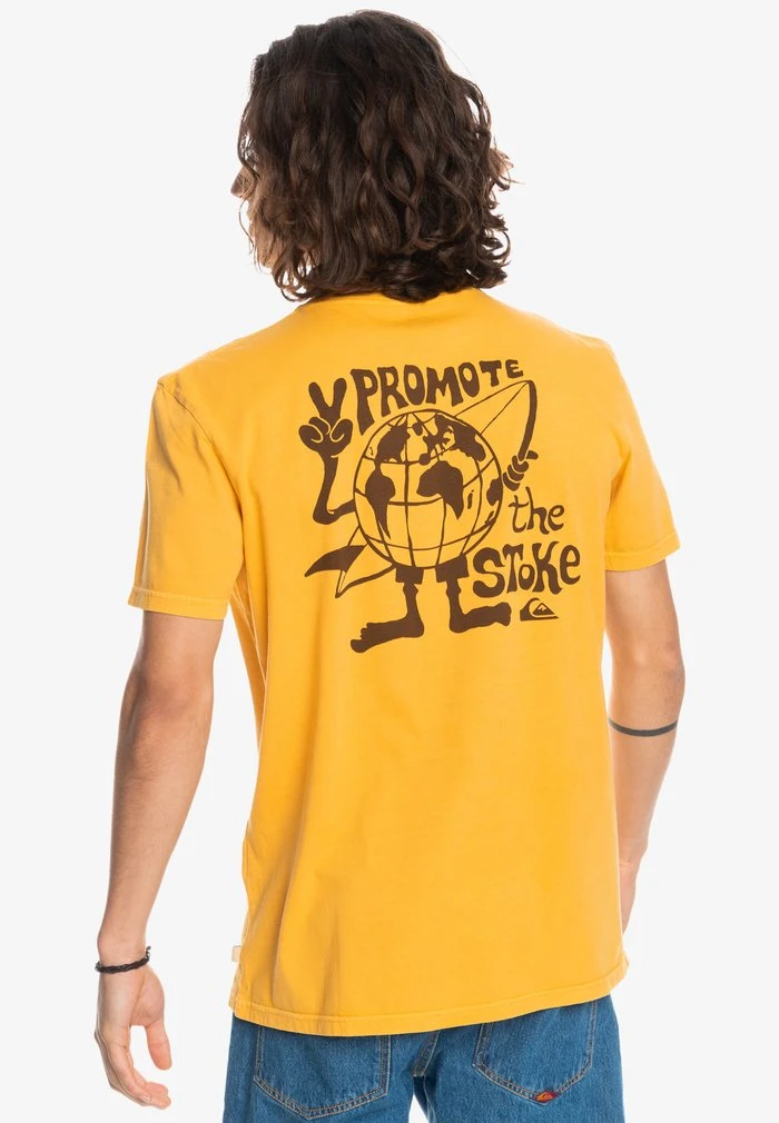 Buy ✨ Quiksilver HIDDEN MESSAGE - Print T-shirt - Golden Rod ⌛ 3 Buy ✨ Quiksilver HIDDEN MESSAGE - Print T-shirt - Golden Rod ⌛