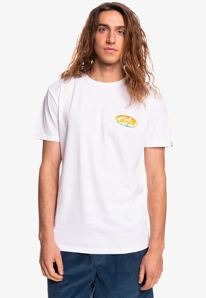New βοΈ Quiksilver Print T-shirt - White π 3 New βοΈ Quiksilver Print T-shirt - White π